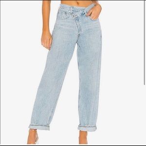 agolde criss cross jeans